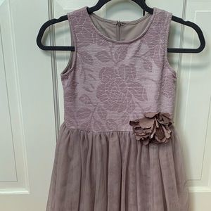 Purple Pippa and Julie girls dress